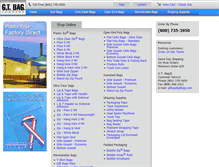 Tablet Screenshot of gtbag.com